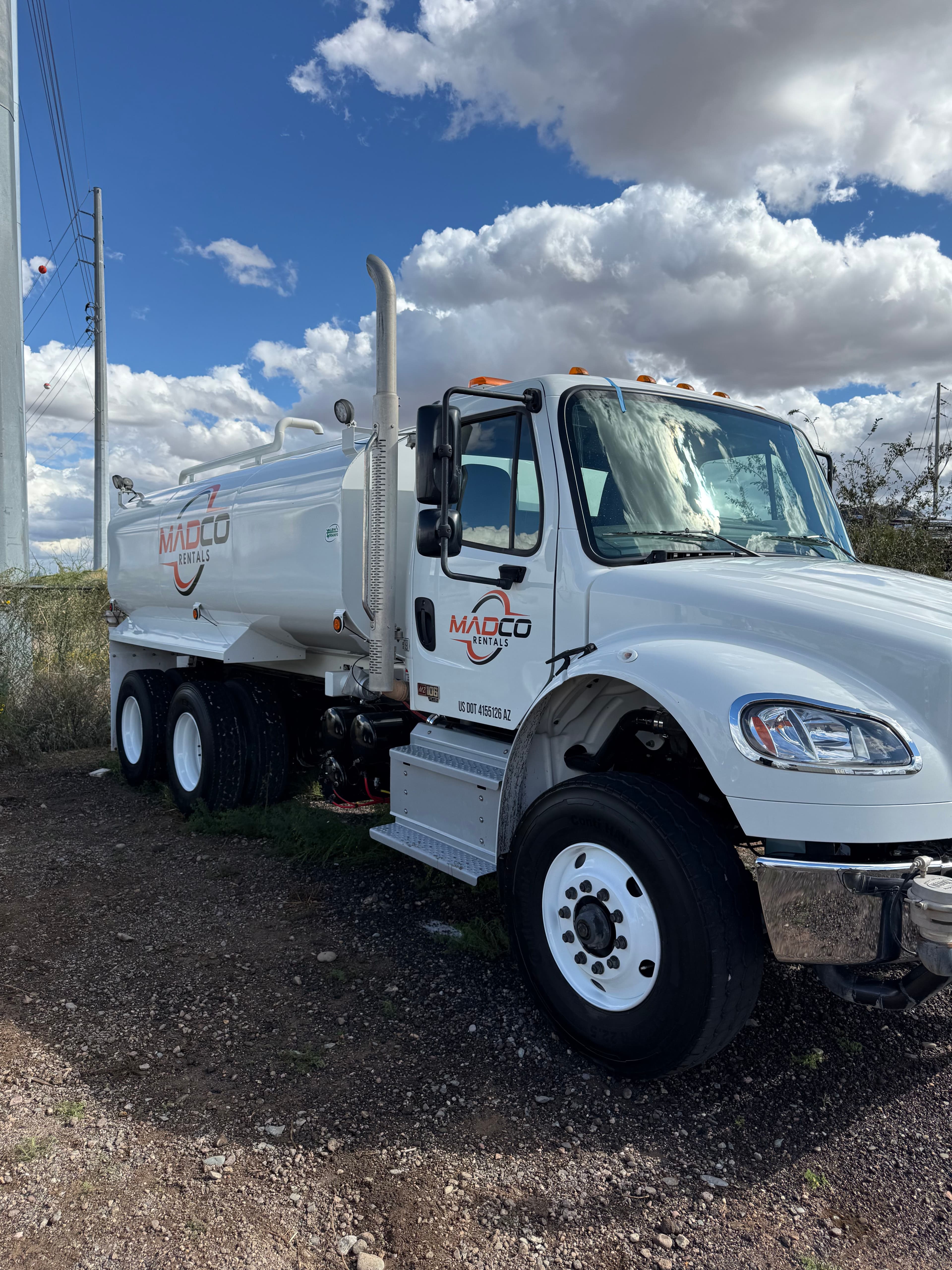 Project Water Truck Fleet Washing for Madco Rentals image